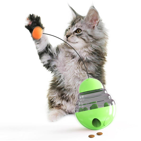 Wobble Treat Play Ball Cat Toy